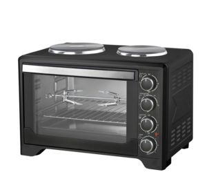 Parrilla eléctrica <span class=keywords><strong>de</strong></span> alta capacidad <span class=keywords><strong>Horno</strong></span> <span class=keywords><strong>de</strong></span> cocina <span class=keywords><strong>Horno</strong></span> <span class=keywords><strong>eléctrico</strong></span> sin humo incorporado para interiores <span class=keywords><strong>de</strong></span> <span class=keywords><strong>mesa</strong></span> <span class=keywords><strong>de</strong></span> 45L - Product Image 1