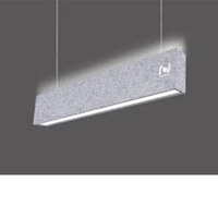 Prix fabricant Nouvelle arrivée Panneau acoustique décoratif absorbant le son Plafonnier LED