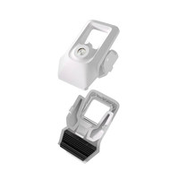 Support de fixation arrière Flydigi B9 Cooler avec poignée magnétique réglable et coussinet antidérapant blanc pour la plupart des téléphones et tablettes de gaming