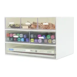 Hot Selling Desk Organizer Mini Desk Drawers Storage for Office Supplies Toiletries Crafts Using Great for Art Supplies