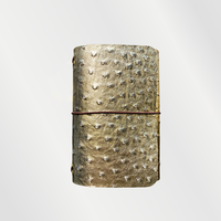 Cuaderno de Bolsillo de Cuero Sintético Croc PU, Mini Organizador Portátil A5, Agenda de Lujo, Material Escolar, Regalo para Camping