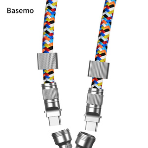 Kẽm Hợp Kim Crossbody Điện Thoại Dây Buộc Micro-USB Cáp Dữ Liệu Cổ Tay Treo Dây Nhanh Chóng Sạc 60W Pd 480Mbps Tương Thích USB C 60W - Product Image 5