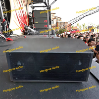 Sistem Audio Profesional Linear Array Kabinet Speaker Pasif Ganda 10 Inci untuk Pertunjukan Luar Ruangan