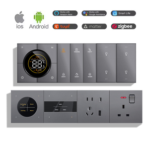 Enchufes Inteligentes Wi-Fi con Control Remoto Único <span class=keywords><strong>por</strong></span> Aplicación Móvil y Comando de Voz con Alexa y <span class=keywords><strong>Google</strong></span> <span class=keywords><strong>Home</strong></span> para Cocina Inteligente, Oficina y Hotel - Product Image 3