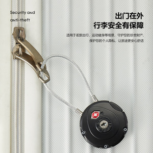 Tsa Approved Combination Lock Zinc Alloy Password Travel Security Lock For Luggage Backpack <b>Locker</b> Gym Anti Theft - Product Image 3