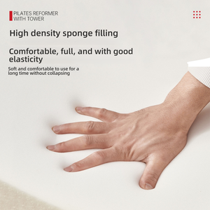 Ghế tập Pilates di động chuyên nghiệp bằng gỗ sồi bền chắc, đa chức năng, thiết bị chăm sóc sức khỏe, có thể điều chỉnh độ cao - Product Image 4