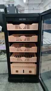 Nuelead NE-192 Luxury1000 Electric Cigar Cabinet Cedar Shelves Stainless Steel Digital <b>Temperature</b> <b>Control</b> Household Use 220L - Product Image 4