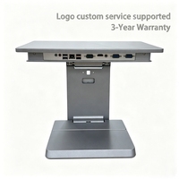 Système de caisse enregistreuse tout-en-un en aluminium de 15,6 pouces, système POS imperméable et anticorrosion, machine de caisse pour restaurant