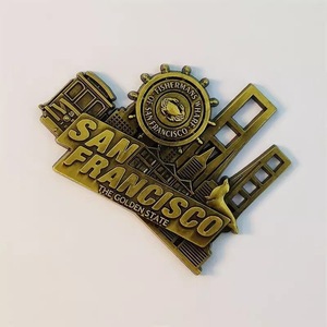 High Quality Custom Metal Magnetic Eco-Friendly Advertising <b>Gifts</b> Soft Touch Print Fridge Magnet Malta 3D Souvenirs Logo Tourism - Product Image 4