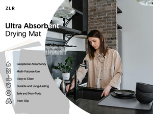 <span class=keywords><strong>Tapis</strong></span> <span class=keywords><strong>de</strong></span> séchage <span class=keywords><strong>de</strong></span> vaisselle en pierre, super absorbant, en marbre, antidérapant, pour la <span class=keywords><strong>cuisine</strong></span> - Product Image 4