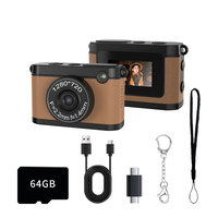 Mini caméra OEM DC20C à bouton, 2MP CMOS, vidéo 720P, portable, sans fil, USB, caméra cachée avec lampe torche LED, MicroSD, matériau ABS, 18g
