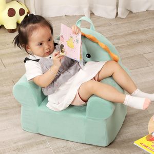 <b>Toddler</b> First Chair Soft Plush Dinosaur Sofa 9.5 In Wide Portable Kids Chair For <b>Toddlers</b> With Cute Face Design - Product Image 3