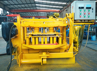 Machine de fabrication de blocs et de briques portables Hallow à moteur diesel QMY4-30 d'Haïti 220V/380V pour la vente en gros