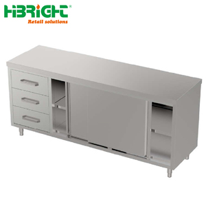 Gabinete de cajón de acero inoxidable de gran espacio de almacenamiento Highbright duradero para uso en cocina para hoteles y restaurantes - Product Image 3