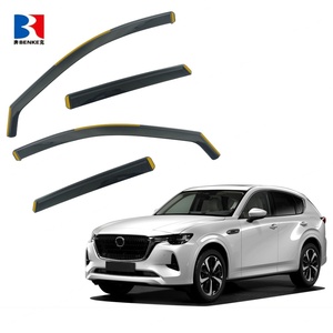 Déflecteurs de fenêtre intégrés pour Mazda - Pare-pluie et visières anti-vent compatibles avec les voitures et SUV Mazda - Product Image 1