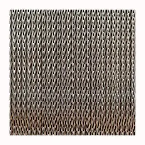 Customized herringbone encryption wire mesh conveyor belt for food and small thing chain link compound balance conveyor belt