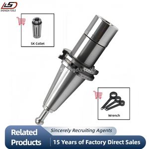 Высокоточный инструментальный держатель HRC58-62 BT CAT SK HSK, цанговый держатель SK для фрезерного станка - Product Image 2