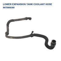 Tuyau de Refroidissement en Caoutchouc pour Vase d'Expansion Inférieur 9675906380, Vente en Gros Usine, pour Peugeot 208 308 Citroën C3, Tuyau de Système de Refroidissement