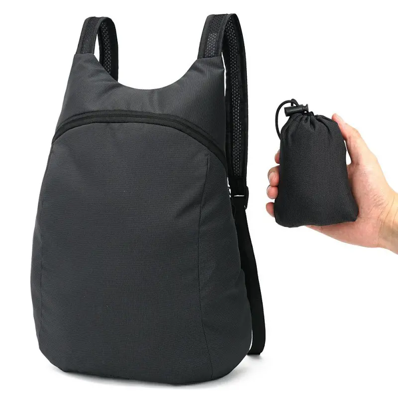 La mochila de ocio ligera de nailon más vendida puede almacenar mochila al aire libre para viajes deportivos