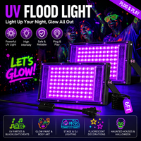 Projecteur UV LED haute luminosité 395nm pour soirées fluo, DJ, scène, club, bar, peinture corporelle, Halloween, décoration d'événements