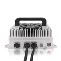 Chargeur de chariot élévateur personnalisé LNLEE, pack de batteries LiFePO4 48V 50A, OTP, étanche IP67, certifié CE, port AC, prise US/UK