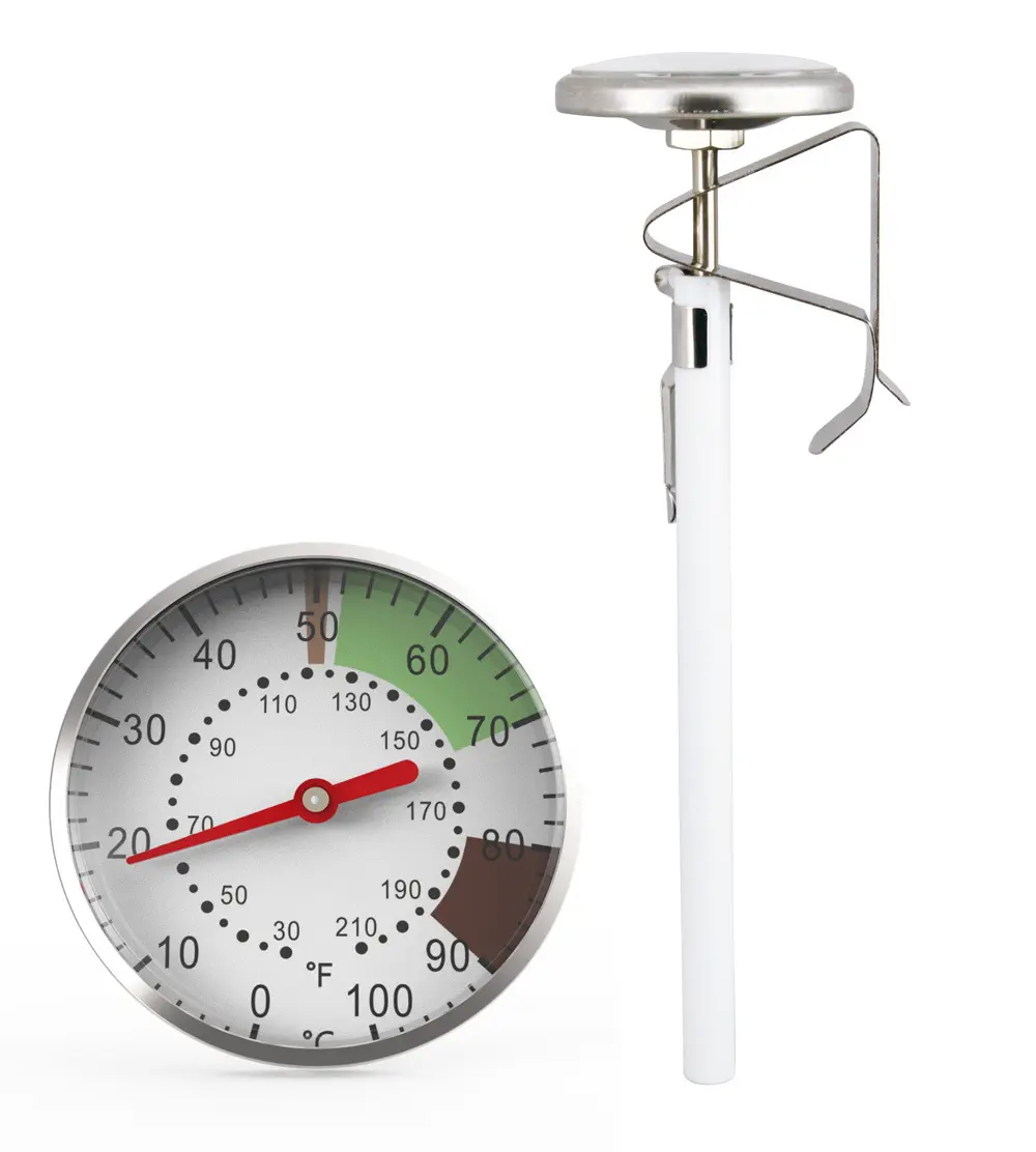 Termometer kelas makanan dapur, pengukur suhu air, termometer kopi susu bayi tipe probe