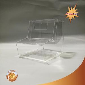 cheap in safety acrylic bulk candy bin with scoop