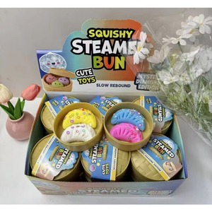Mini Kawaii Dumpling Squishy Toy Slow <b>Rebound</b> Squeeze Bun Toy Stress Relief Sensory Fidget Toy Factory Supply - Product Image 1