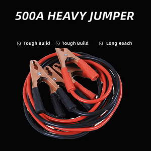 Câbles de démarrage de <span class=keywords><strong>voiture</strong></span> JIN'AI 500 ampères, câbles de suralimentation en plastique robuste, 3 m, démarrage rapide, garantie 1 an, Zhejiang - Product Image 3