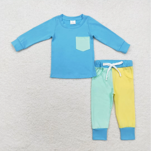 Conjunto de Ropa de Patchwork para Hermanos, Niños y Niñas, Vestidos hasta la Rodilla - Product Image 3