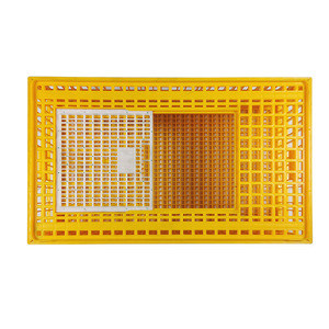 Gabbie per <span class=keywords><strong>Animali</strong></span> da Fattoria <span class=keywords><strong>con</strong></span> Design a Rotazione, Cassa di Trasporto in Plastica per Pollame, Multiuso per Uso Agricolo - Product Image 2