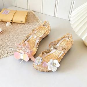 Little Girls Closed Toe Jelly Princess <b>Sandals</b>, <b>Summer</b> Soft Sole Breathable Children Casual <b>Sandals</b> - Product Image 3