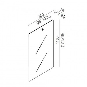 Agape moderno di lusso puntino specchio 5mm di spessore incorniciato parete di alluminio decorativo pavimento in piedi per soggiorno bagno per alberghi - Product Image 2