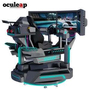 Simulatore di Guida VR con <span class=keywords><strong>3</strong></span> Schermi, Simulatore di Guida con Movimento <span class=keywords><strong>5D</strong></span> 7D 9D, Simulatore di Auto Arcade, Nuova Macchina da Gioco 12D 2026 - Product Image 6