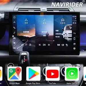 Reproductor Multimedia para Auto con Pantalla Android de 13.3 Pulgadas, Navegación Estéreo, Carplay, Unidad Principal para Land Rover Defender 90 110 130 L663 2018-2024 - Product Image 1