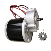 Motor DC Brushed Gear 400W 24V untuk Forklift, Pallet Jack Elektrik, Meja Angkat Gunting, Penggunaan Peralatan Rumah Tangga & Kipas
