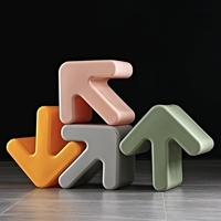 Table à thé moderne en plastique pour la maison, petite console créative et simple pour le salon, la chambre et la salle à manger.