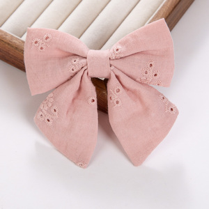 Barrettes à cheveux en tissu pour petite fille, lot de 4 pinces à cheveux pour queue de cheval, 3 ans et plus, accessoires de fête de princesse de printemps, pour enfants - Product Image 6