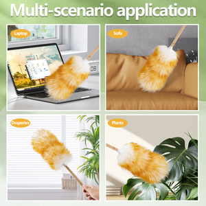 Hot Bán Tự Nhiên Len Lambswool Khăn Lau Bụi Mềm Mại Và Thoải Mái Làm Sạch Khăn Lau Bụi Cho Phòng Ngủ Phòng Khách Văn Phòng Bảng Máy Tính - Product Image 3