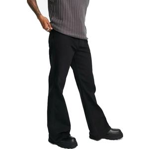 Fabricante de Jeans, Pantalones Vaqueros de Moda para Hombre al por Mayor, Jeans Negros de Algodón, Corte Ancho y Holgado para Hombre - Product Image 3