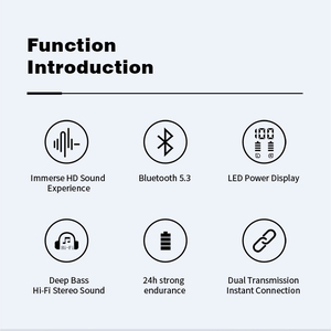Cyberpunk หูฟังสเตอริโอไร้สายแบบทรู S65หูฟัง V5.3โรงงานขายส่งสำหรับการขับขี่รถยนต์อายุการใช้งานแบตเตอรี่ยาวนาน - Product Image 2