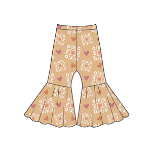 Abbigliamento per Bambine all'Ingrosso, Tessuto Morbido, Nuovissimo Elemento con Stampa Leopardata, Pantaloni a Zampa d'Elefante Personalizzati a Vita Alta per Bambine - Product Image 6