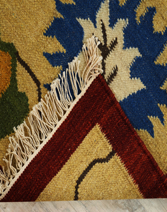 Alfombras Kilim de Yute Natural Tejidas a Mano, Diseño Turco Bohemio, Alfombras de Lana y Yute, Decoración para el Hogar, Tamaño Personalizado, Decoración para Habitaciones y Puertas de la India - Product Image 4