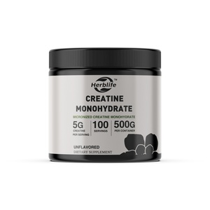 OEM/ODM Hot Sales Customized <b>Creatine</b> Monohydrate Powder for Adults Muscle Growth 500g Per Bottle - Product Image 1