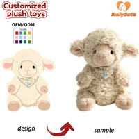 Jouets en peluche CE ASTM OEM ODM, créez vos propres jouets en peluche, peluche personnalisée en forme de mouton, poupées en peluche personnalisées