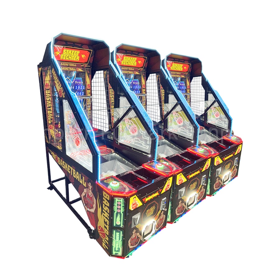 Funpark New Design Electronic Basketball Machine Street Arcade Game Coin Operated Games