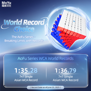 MoYu AoFu V5 7x7 Speed <span class=keywords><strong>Cube</strong></span> Single Track Magnetic Puzzle Toy Magic <span class=keywords><strong>Cube</strong></span> <span class=keywords><strong>7x7x7</strong></span> - Product Image 2