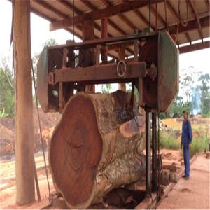 Máquinas de Carpintería de Alta Resistencia, Sierra de Cinta Horizontal para Cortar y Redondear Madera - Product Image 1