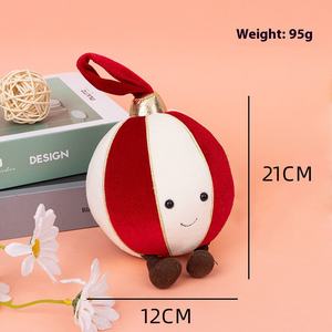 Noël 2025 peluche jouet mignon <span class=keywords><strong>maison</strong></span> couronne arbre de noël peluche moelleux pain d'épice homme <span class=keywords><strong>maison</strong></span> jouets en peluche - Product Image 6