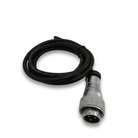 Connecteur circulaire d'aviation mâle 3 broches étanche IP68 avec verrouillage à vis, série WF16, pour équipement extérieur